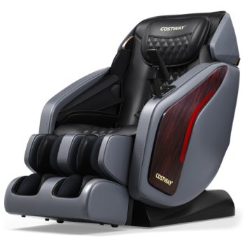 Costway3D SL Track Thai Stretch Zero Gravity Full Body Massage Chair Recliner-Black Sale Coupon