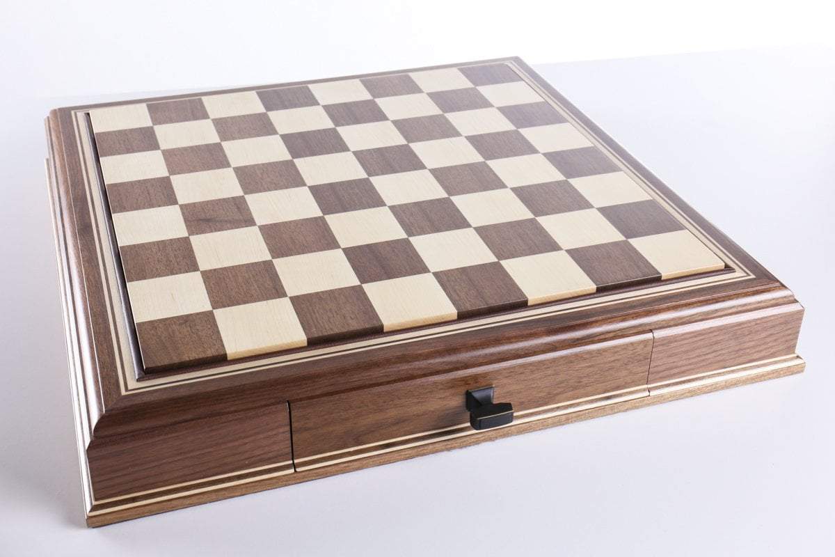 JLP Hardwood Cabinet with Drawers and Removable Chess Board on Sale Coupon From The Real Masters Of Chess