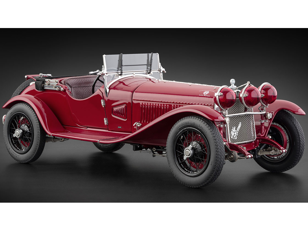 Diecastmodelswholesale 1930 Alfa Romeo 6C 1750 Grand Sport Red 1/18 Diecast Model Car by CMC Sale Coupon