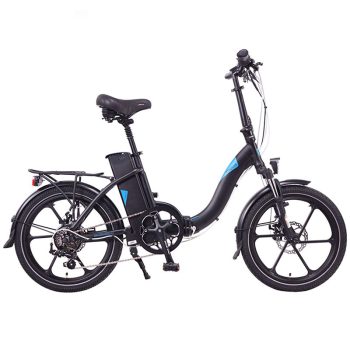 2019 Magnum Premium 48v Folding Step Thru Electric Bike – Black Best Discount