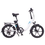 2019 Magnum Premium 48v Folding Step Thru Electric Bike – White Best Discount