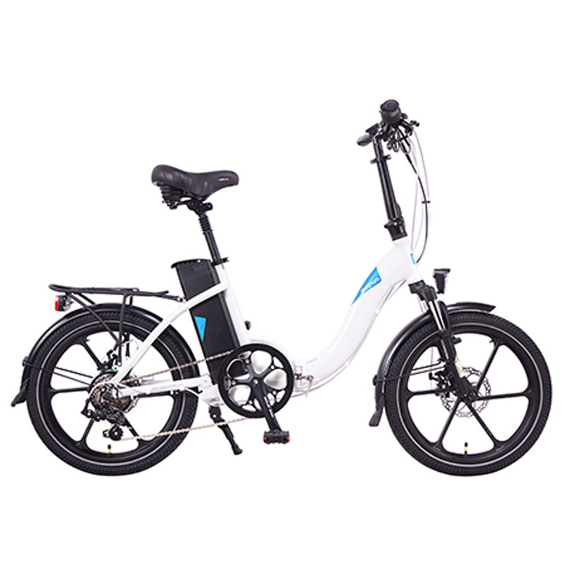 2019 Magnum Premium 48v Folding Step Thru Electric Bike – White Best Discount