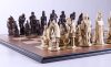 Marble and Resin Christopher Columbus Pieces on Walnut and Maple Board on Sale Coupon From The Real Masters Of Chess