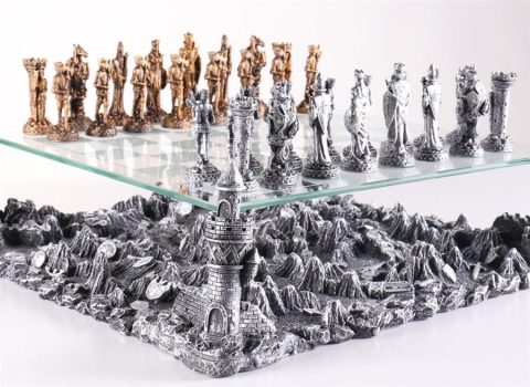 Medieval Knights 3D Chess Set on Sale Coupon From The Real Masters Of Chess