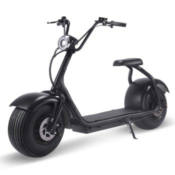 MotoTec Fat Tire 60v 18ah 2000w Lithium Electric Scooter – Black Best Discount