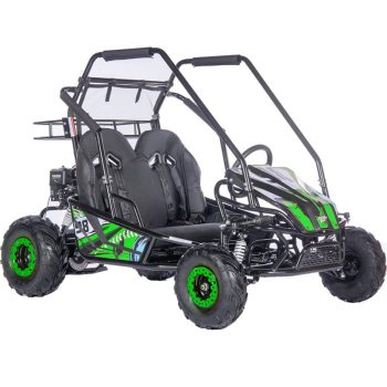 MotoTec Mud Monster XL 212cc 2 Seat Gas Go Kart – Full Suspension – Green Best Discount