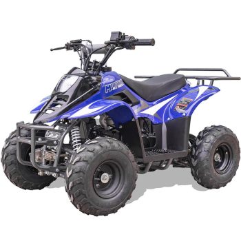 MotoTec Rex 110cc 4-Stroke Kids Gas ATV – Blue Best Discount
