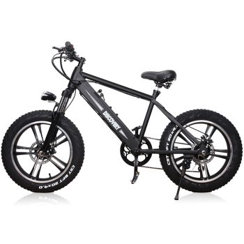 Nakto Fat Tire Electic Bicycle – Discovery 20″ – Black Best Discount