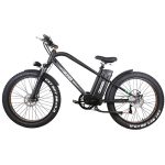 Nakto Fat Tire Electric Super Cruiser Bicycle 500W – Black Best Discount