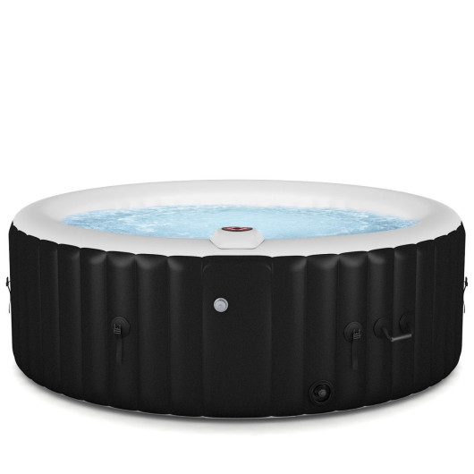 CostwayGoplus Portable Inflatable Bubble Massage Spa-Black Sale Coupon