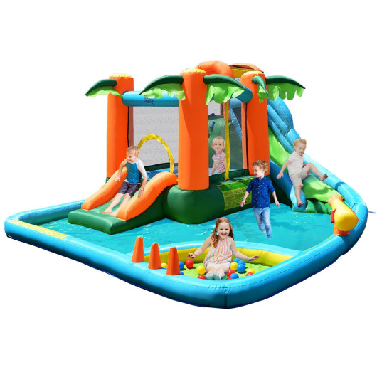 CostwayKids Inflatable Water Slide Bounce House with Blower Sale Coupon