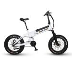 QuietKat FatKat Bandit Folding Electric Fat Tire Bicycle – QKF750 – White Best Discount