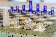 Ron Black Custom Concrete Chess Tables on Sale Coupon From The Real Masters Of Chess