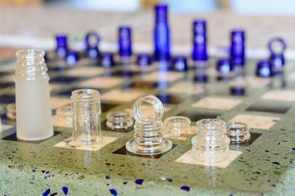 Ron Black Custom Concrete Chess Tables on Sale Coupon From The Real Masters Of Chess