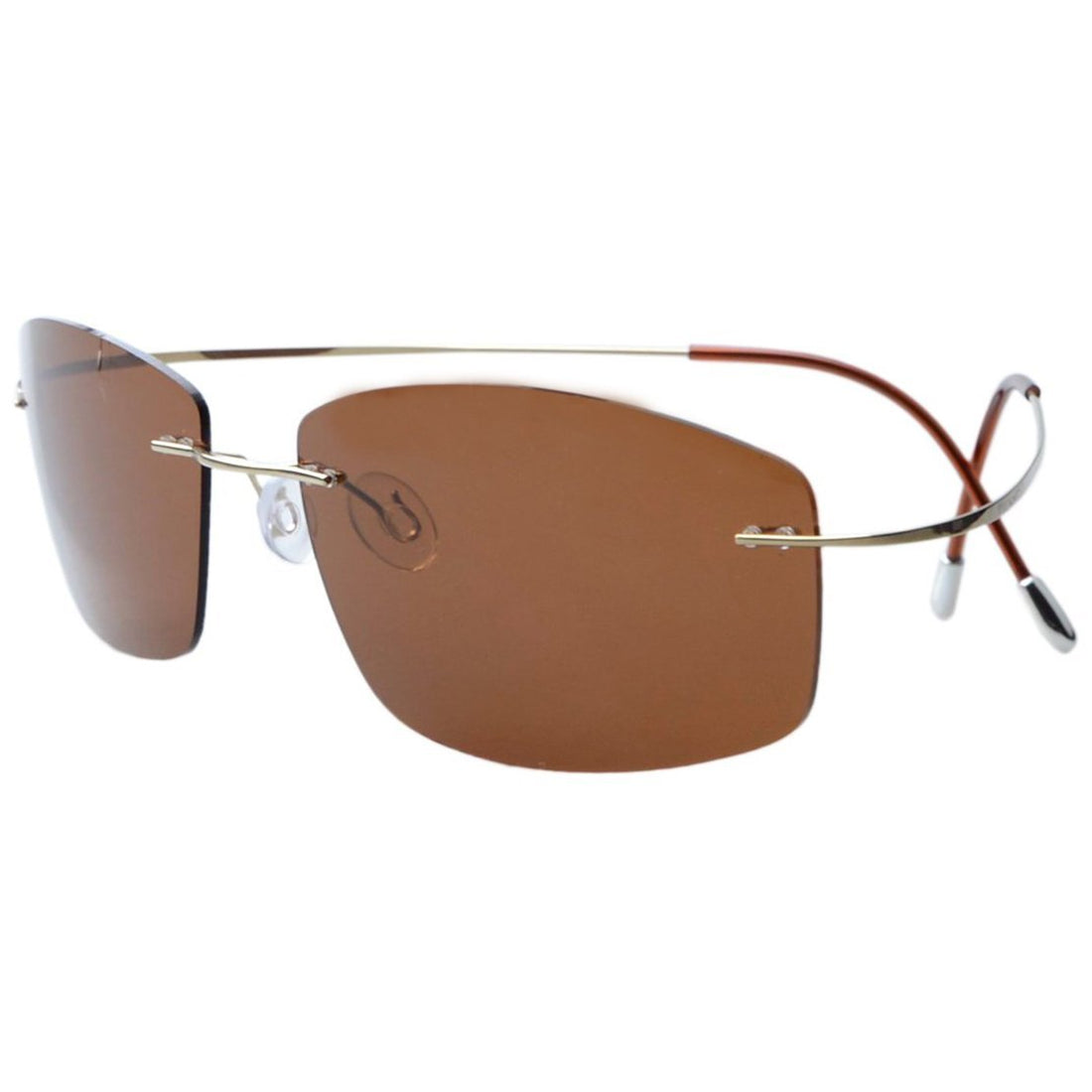 Eyekeeper Rimless Titanium Frame Polarized Sunglasses S1504 Sale Coupon