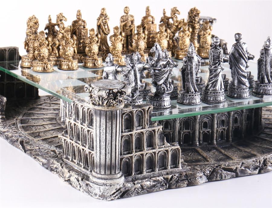 Roman Gladiators 3D Chess Set on Sale Coupon From The Real Masters Of Chess