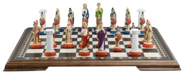 Roman Themed Chess Pieces by Studio Anne Carlton – Hand Painted on Sale Coupon From The Real Masters Of Chess