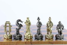 Samurai Themed Metal Chess Men on Sale Coupon From The Real Masters Of Chess