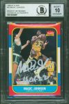 Lakers Magic Johnson “HOF 02” Signed 1986 Fleer #53 Card Auto 10! BAS Slabbed Sale Coupon