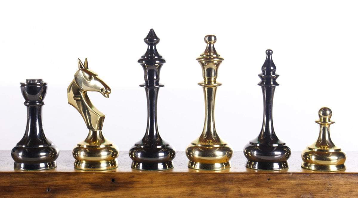 Solid Brass Chessmen on Sale Coupon From The Real Masters Of Chess