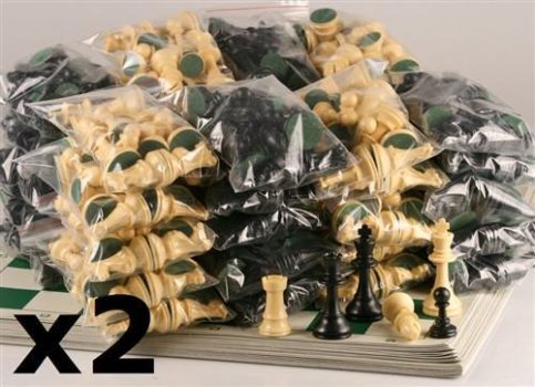Standard Chess Sets 40-Pack (up to 80 players) on Sale Coupon From The Real Masters Of Chess