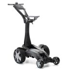 Stewart Q Follow Electric Golf Push Cart – Black – w/ Free Accessories Best Discount