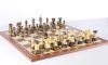 The 4″ Burnt Zagreb Chess Set Combo on Sale Coupon From The Real Masters Of Chess