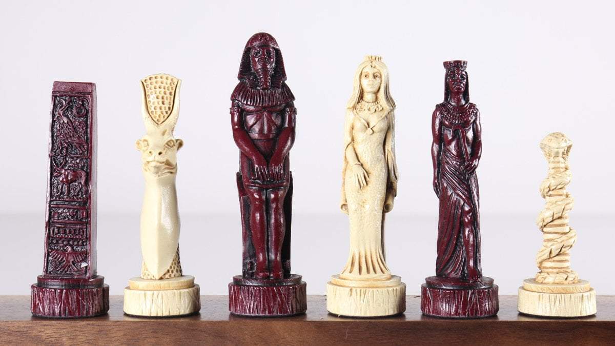 The Egyptian Chess Pieces – SAC Antiqued on Sale Coupon From The Real Masters Of Chess