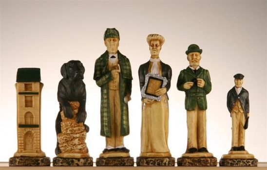 The Sherlock Holmes Chess Pieces – SAC Hand Decorated on Sale Coupon From The Real Masters Of Chess