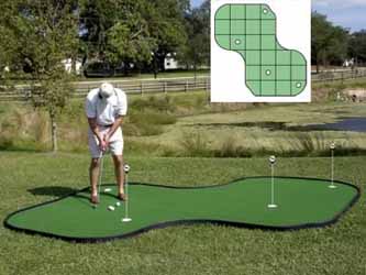 Tour Links 12’x12′ Indoor/Outdoor Putting Green Best Discount