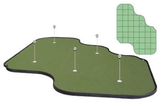 Tour Links 14’x18′ Indoor/ Outdoor Putting Green Best Discount
