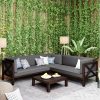 TOPMAX 4 Pieces Outdoor Wooden Furniture Set Gray Sale Coupon