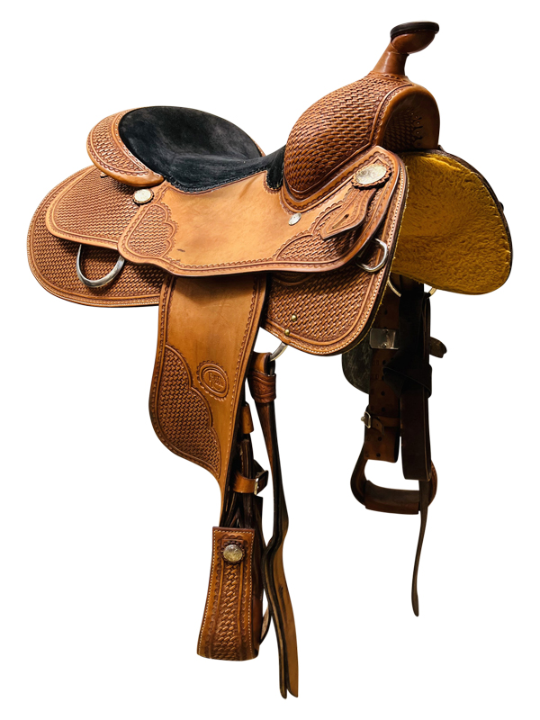 17 Inch Used Billy Royal Reining Saddle 19816 Sale Coupon