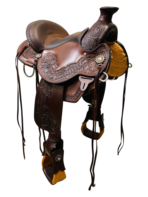 14 Inch Used Circle Y Walnut Grove Flex2 Trail Saddle  1157 Sale Coupon