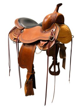 16 Inch Used Circle Y Julie Goodnight Teton Trail Saddle 1760 Sale Coupon