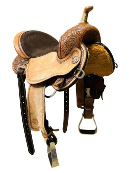 14.5Inch Used Circle Y Kelly Kaminski Swift Flex2 Barrel Saddle 1552 Sale Coupon