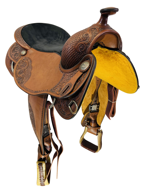17 Inch Used DP Saddlery Reining Saddle 2105 Sale Coupon