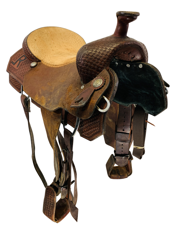 17 Inch Used Double J Team Roper Saddle 56946 Sale Coupon