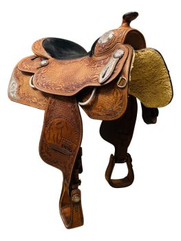 16 Inch Used Silver Mesa Show Saddle Sale Coupon