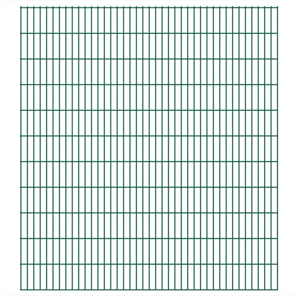 2D Garden Fence Panels 2008×223 m 40 m Total Length Green Sale Coupon
