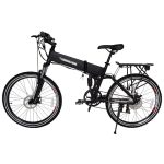 X-Treme E-Bike Baja 48V Folding Electric Mountain Bicycle – Black Best Discount