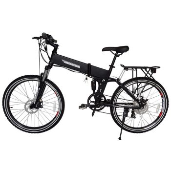 X-Treme E-Bike Baja 48V Folding Electric Mountain Bicycle – Black Best Discount