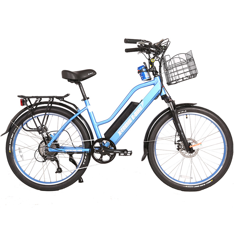 X-Treme E-Bike Catalina Step Thru 48V Electric Bicycle – Blue Best Discount