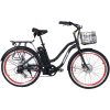 X-Treme E-Bike Malibu Step Thru Electric Bicycle – Black Best Discount