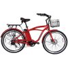 X-Treme E-Bike Newport Elite Electric Beach Cruiser Bicycle – Red Best Discount