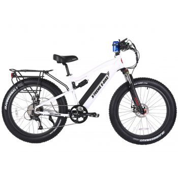 X-Treme E-Bike Rocky Road Fat Tire Electric Bicycle – Black Best Discount