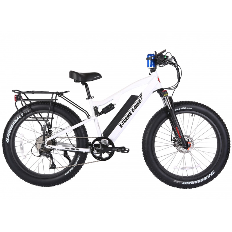 X-Treme E-Bike Rocky Road Fat Tire Electric Bicycle – Black Best Discount