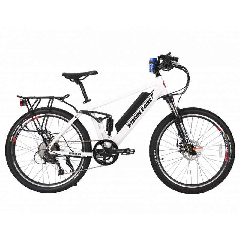 X-Treme E-Bike Rubicon 48V Electric Bicycle – Metallic White Best Discount