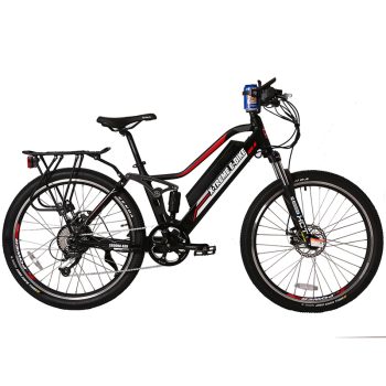 X-Treme E-Bike Sedona Step Thru 48V Electric Mountain Bike – Black/White/Red Best Discount