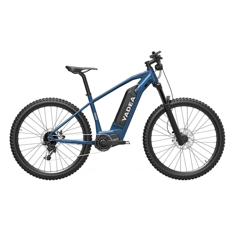 Yadea YS500 275 inch Touring Mid Drive Electric Bike Blue Sale Coupon